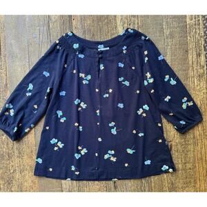 J.Jill Lightweight Floral Blouse Size XSP